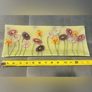 Painted Glass platter